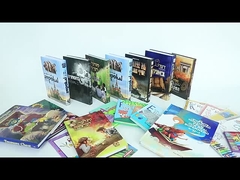 Книга художественной печати в жесткой обложке с оффсетом с углами прямого угла