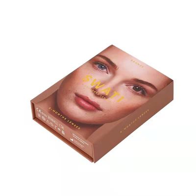 качество  Magnet Rigid Gift Box , Reusable Paper Box Cosmetics Contact Lens Packaging завод