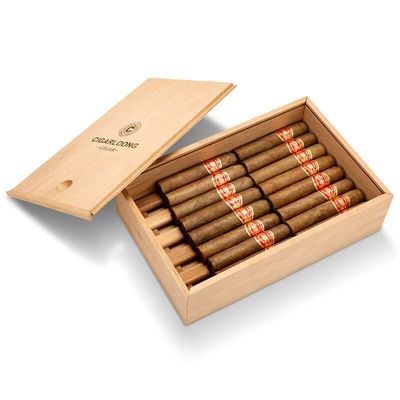 качество  Pine cigar box rectangular with lid tobacco packaging wooden color multi moisturizing pack cigar boxes завод